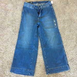 Wide leg/high rise size 12 new with tags Gap jeans